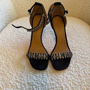 Sold Elegant Black and Silver Women's Sandals